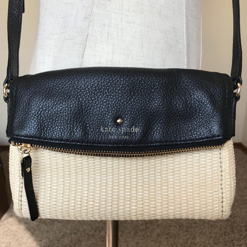 Kate Spade Straw Crossbody